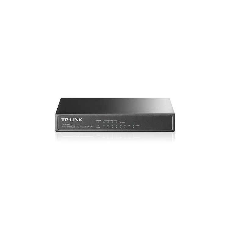 TL-SF1008P  8-Port 10/100Mbps Desktop Switch with 4-Port PoE+