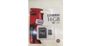 Micro SD 16GB Kingston (SDC4, Class 4)