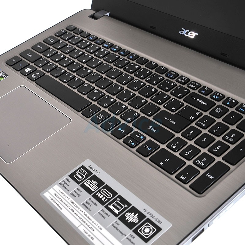 Muy enojado Egomanía evitar Acer Aspire F5-573G-53SJ/T003 (Silver) - laos Online shopping