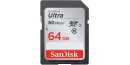 SD Card 64GB Sandisk Ultra (80MB. CL10)