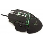 Zerodate G12 3200 DPI 7 Buttons Wired Mechanical Micro-Programing Optical Gaming Mouse - Black