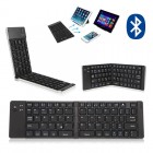 F66 Foldable Wireless Bluetooth Keyboard