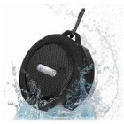 WATERPROOF BLUETOOTH SPEAKER WITH SUCTION CUP C6 - GREY / BLACK