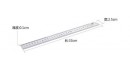 deli Steel Ruler NO.8463钢直尺30cm