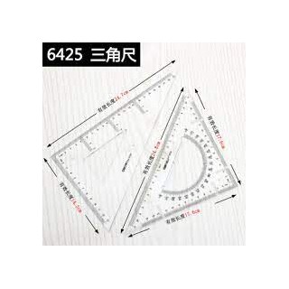 deli Triangle Ruler NO.6425三角尺23cm