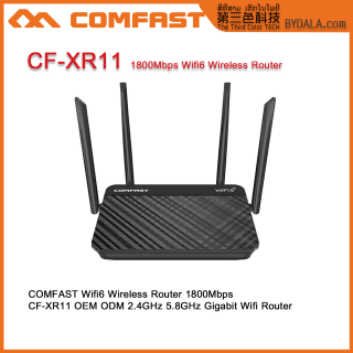 COMFAST Wifi6 Wireless Router 1800Mbps CF-XR11 OEM ODM 2.4GHz 5.8GHz Gigabit Wifi Router